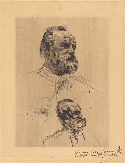 Victor Hugo, Three Quarters by Auguste Rodin