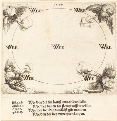 Woe is Pronounced on the Scribes and Pharisees by Augustin Hirschvogel
