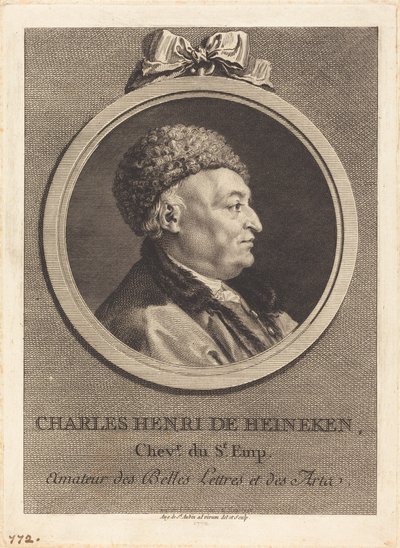 Charles Henri de Heineken by Augustin de Saint-Aubin