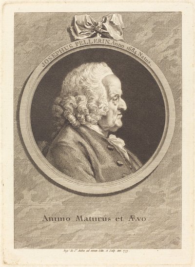 Joseph Pellerin by Augustin de Saint-Aubin