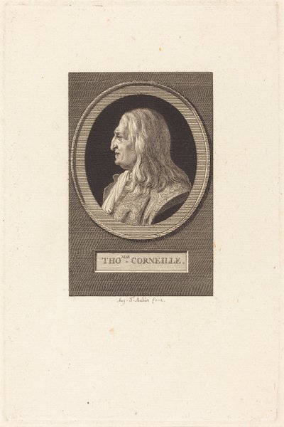 Thomas Corneille by Augustin de Saint-Aubin