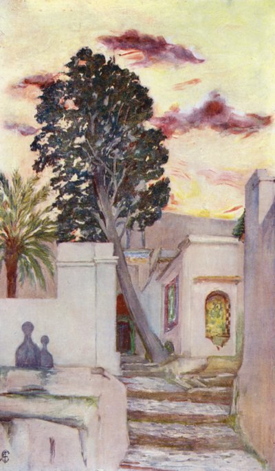 Entrance to the Mosque of Sidi, Abd-Er-Rahman by Augustine Fitzgerald