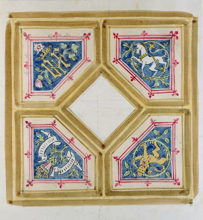 Design for the Ceiling of the House of Commons by Augustus Welby Northmore Pugin