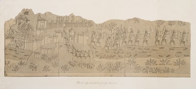 Siege and plunder of a City, from Monuments of Nineveh by Austen Henry Layard