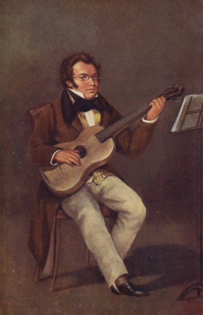 Portrait of Franz Schubert by Austrian School
