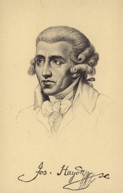Portrait of Joseph Haydn by Austrian School