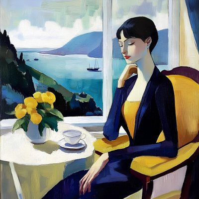 Elegant Ocean View by Avanesova Elena