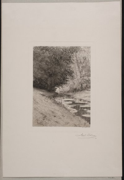 The Stream in Charlottenlund by Axel Holm