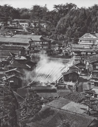 Japan: Kusatsu, Sulphur Springs by Axel von Graefe