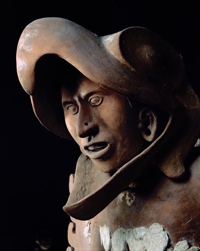 Eagle Warrior from the House of the Eagles, dated to c. 1469 by Aztec
