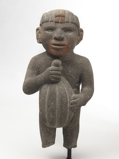 Man Carrying a Cacao Pod, 1440-1521 by Aztec