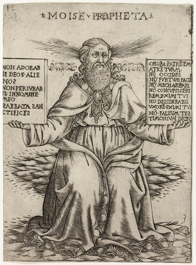 The Prophet Moses by Baccio Baldini