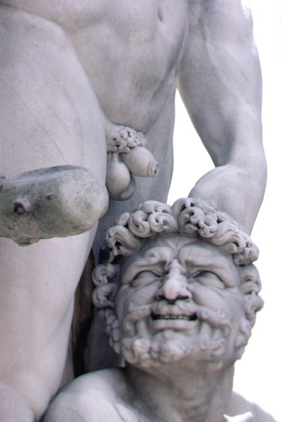 Detail from the Statue of Hercules and Cacus by Baccio Bandinelli