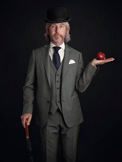 Gentleman with Red Apple by Baden Bowen