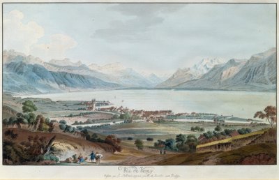 View of Vevey by Balthasar Anton Dunker