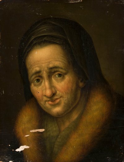 Portrait of an Elderly Woman by Balthasar Denner