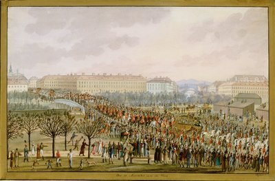 Empress Karoline Augusta Enters Vienna by Balthasar Wigand
