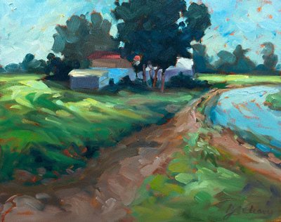 Farmhouse Road by Barbara Cleary