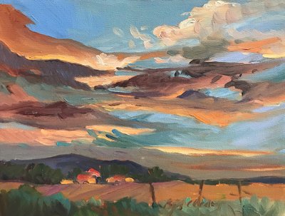 Maine Sky, c.1980-2000 by Barbara Cleary