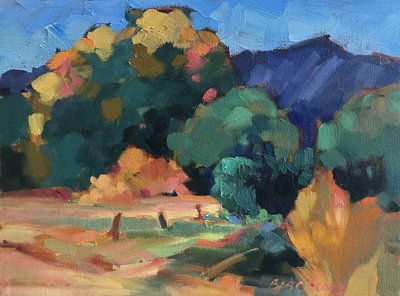 New Mexico Meadow by Barbara Cleary
