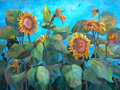 Sunflowers 2 by Barbara Cleary