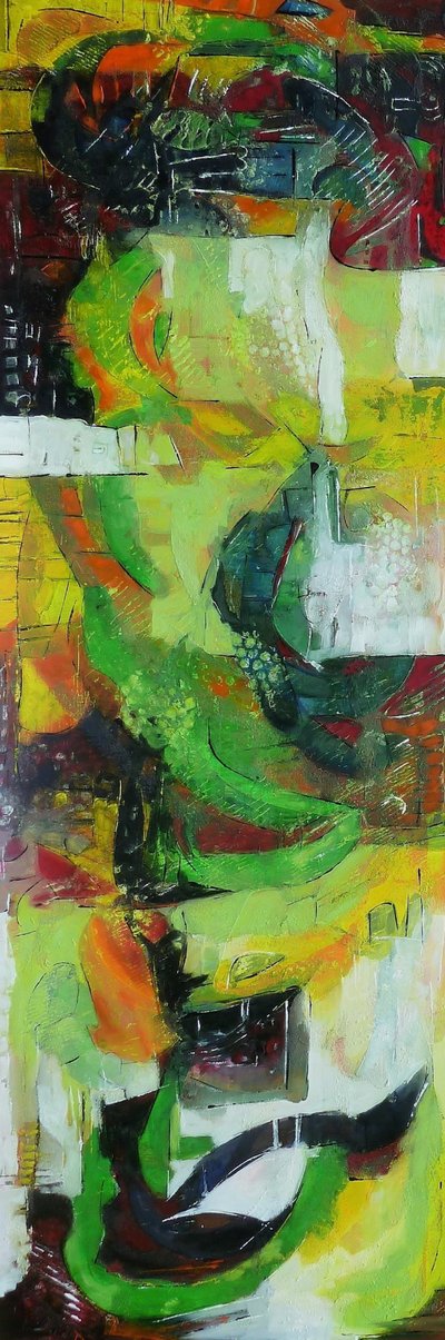 Vibrant Abstract Movement by Barbara Piatti
