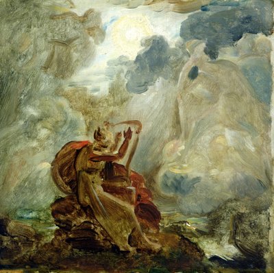 Ossian Conjures Up the Spirits with His Harp on the Banks of the River of Lora, c.1811 by Baron François Pascal Simon Gérard