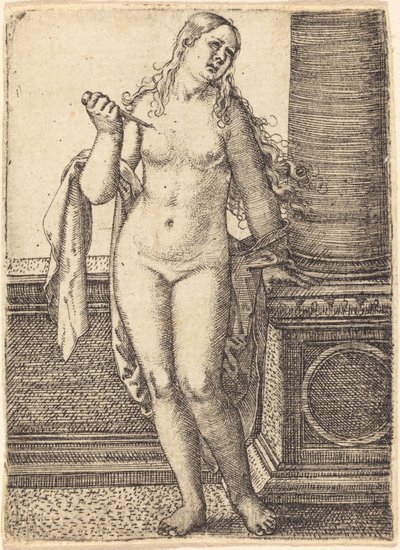 Lucretia Standing at a Column by Barthel Beham