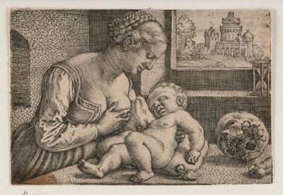 Madonna with a Skull by Barthel Beham