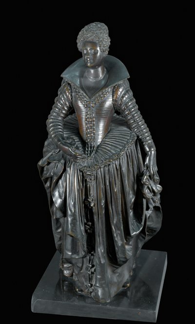 Marie de Medici. Bronze by Barthelemy Prieur