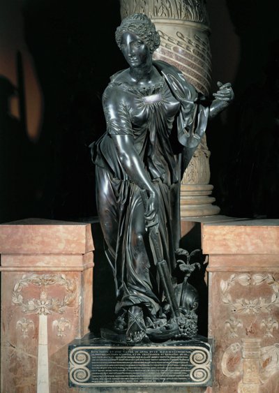 Monument for the urn with the heart of the Connetable Anne de Montmorency by Barthelemy Prieur