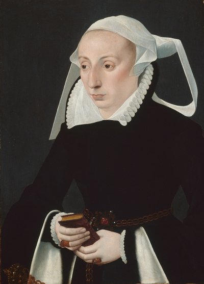 Portrait of a Woman with a Prayer Book by Bartholomaeus Bruyn the Younger