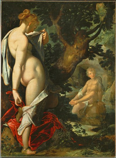 Hermaphroditus and the Nymph Salamacis by Bartholomaeus Spranger