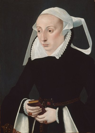 Portrait of a Woman with a Prayer Book by Bartholomaus the Younger Bruyn