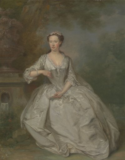 A Lady with a Book, c.1730-40 by Bartholomew Dandridge