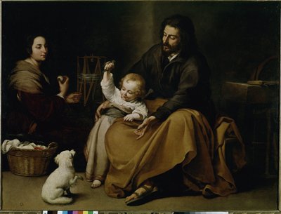 Holy Family of the Bird by Bartolomé Esteban Murillo