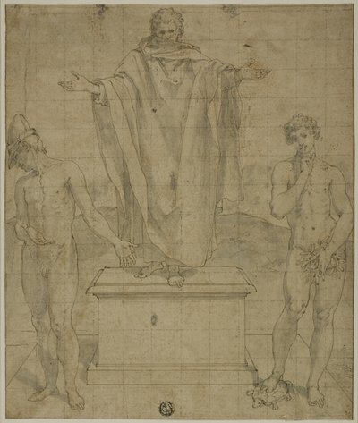 Study for Allegory of Faith and Silence by Bartolomeo Cesi