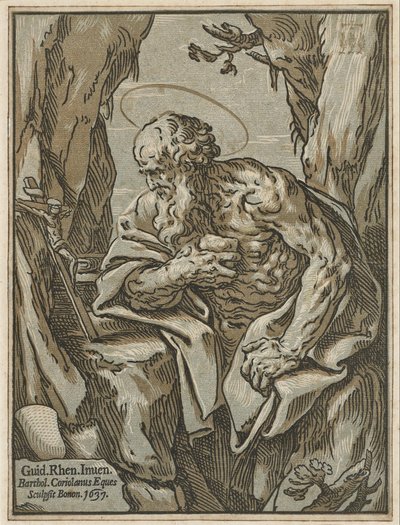 Saint Jerome by Bartolomeo Coriolano
