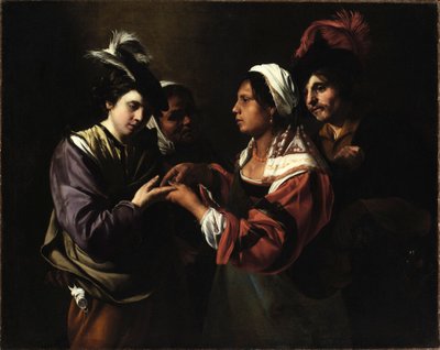 The Fortune Teller by Bartolomeo Manfredi