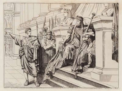 Appius Claudius sent by Lucullus to the court of Tigranes the Great by Bartolomeo Pinelli