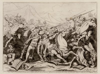 Battle of Ticinus, 218 BC by Bartolomeo Pinelli