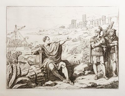 Gaius Marius Among the Ruins of Carthage by Bartolomeo Pinelli