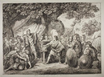 Gaius Mucius Scaevola in the Presence of Lars Porsena by Bartolomeo Pinelli