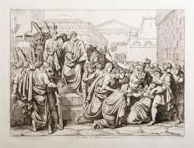 The Death of Virginia by Bartolomeo Pinelli