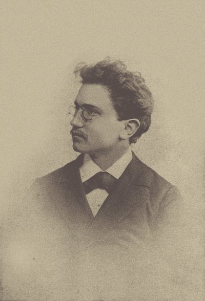 Portrait of the Composer Hans Huber, 1898 by Basel . Photo studio Taescher and