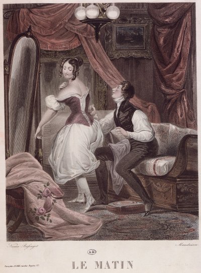 Morning, engraved by Leon Mauduison, from the book 