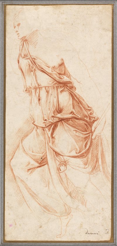 Drapery Study for the Angel of the Annunciation by Battista Franco Veneziano
