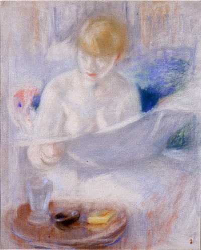 Reading in Bed by Beatrice How