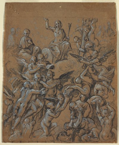 Christ in Glory with Angels, ca. 1630 by Belisario Corenzio