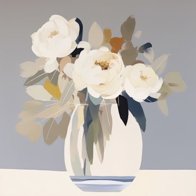 Soft Floral Still Life by Bella Eve